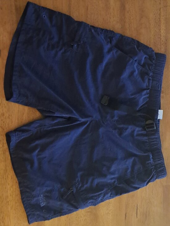 The North Face Other - The North Face Mens Medium Hiking Shorts Navy Blue Nylon belt cargo gorpcore 32"